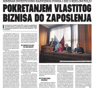 Pokretanjem vlastitog biznisa do zap-s